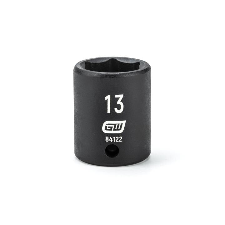 84122 Gearwrench, Impact Socket, 1/4 Inch Drive, 6 Point, Manganese Phosphate