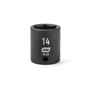 84123 Gearwrench, Impact Socket, 1/4 Inch Drive, 6 Point, Manganese Phosphate