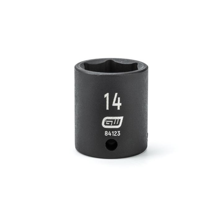 84123 Gearwrench, Impact Socket, 1/4 Inch Drive, 6 Point, Manganese Phosphate
