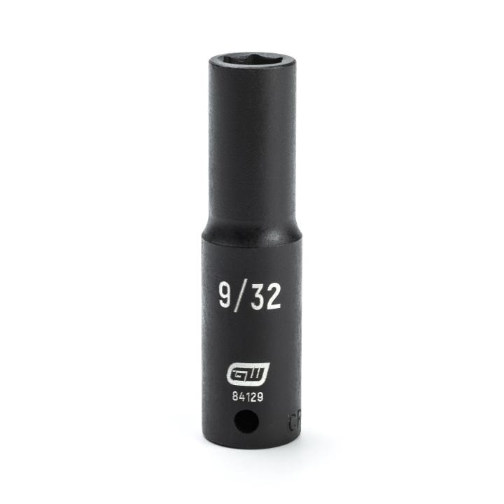 84129 Gearwrench, Impact Socket, 1/4 Inch Drive, 6 Point, Manganese Phosphate