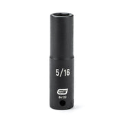 84130 Gearwrench, Impact Socket, 1/4 Inch Drive, 6 Point, Manganese Phosphate