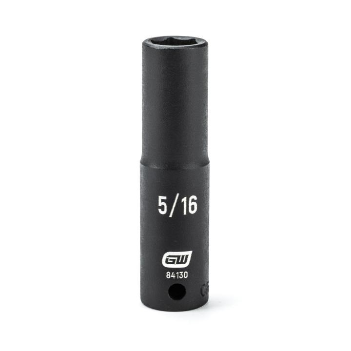 84130 Gearwrench, Impact Socket, 1/4 Inch Drive, 6 Point, Manganese Phosphate