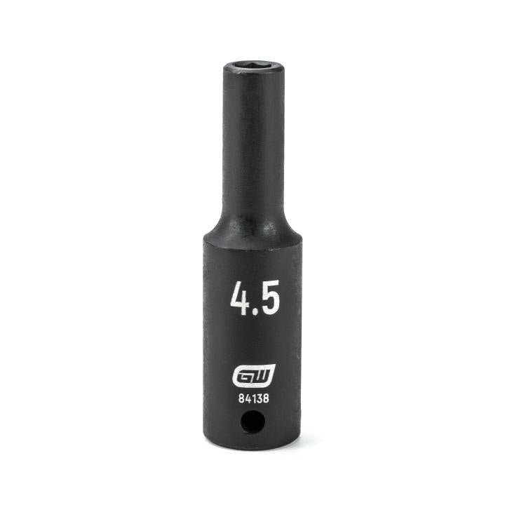 84138 Gearwrench, Impact Socket, 1/4 Inch Drive, 6 Point, Manganese Phosphate