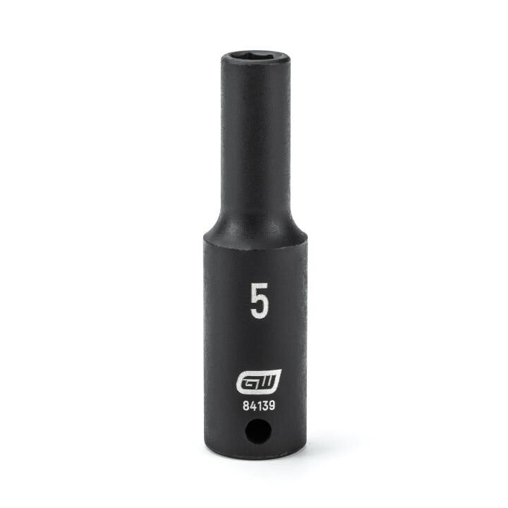 84139 Gearwrench, Impact Socket, 1/4 Inch Drive, 6 Point, Manganese Phosphate