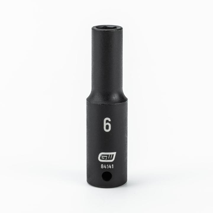 84141 Gearwrench, Impact Socket, 1/4 Inch Drive, 6 Point, Manganese Phosphate