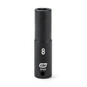 84143 Gearwrench, Impact Socket, 1/4 Inch Drive, 6 Point, Manganese Phosphate