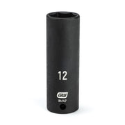 84147 Gearwrench, Impact Socket, 1/4 Inch Drive, 6 Point, Manganese Phosphate