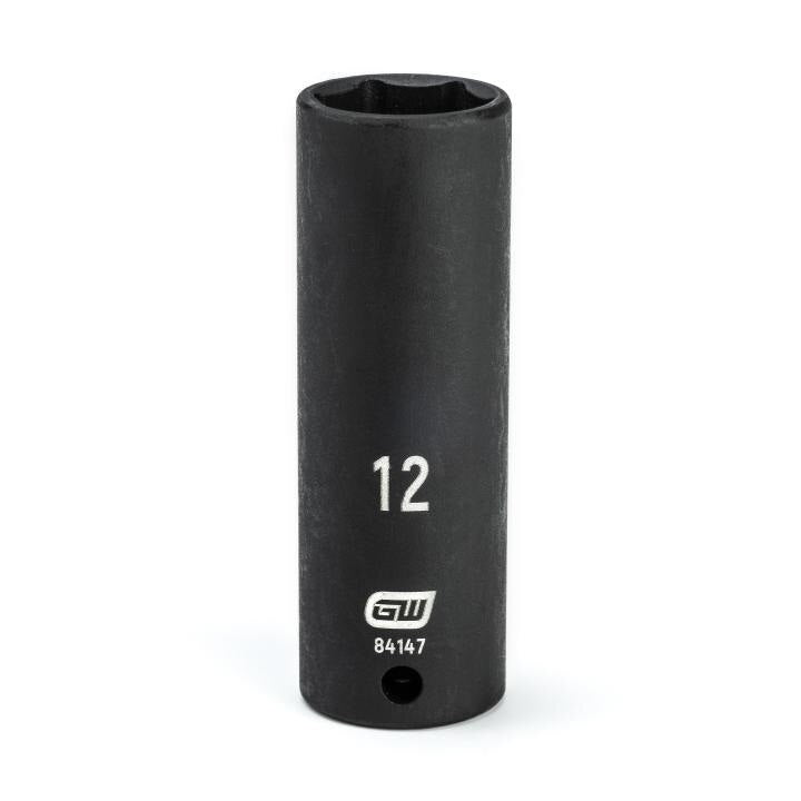 84147 Gearwrench, Impact Socket, 1/4 Inch Drive, 6 Point, Manganese Phosphate