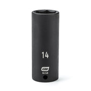 84149 Gearwrench, Impact Socket, 1/4 Inch Drive, 6 Point, Manganese Phosphate