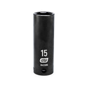 84338N Gearwrench, Impact Socket, 3/8 Inch Drive, 6 Point, Black Oxide, Deep