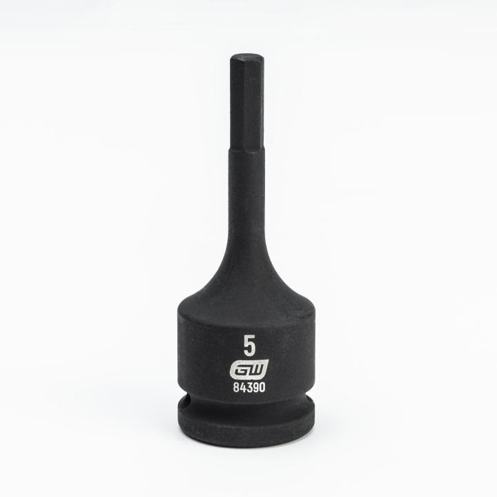 84390 Gearwrench, Impact Bit Socket, 3/8 Inch Drive, Hex, 5 MM, Standard, Metric