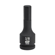84401 Gearwrench, Impact Bit Socket, 3/8 Inch Drive, Hex, 3/8 Inch, Standard