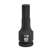 84402 Gearwrench, Impact Bit Socket, 3/8 Inch Drive, Hex, 7/16 Inch, Standard