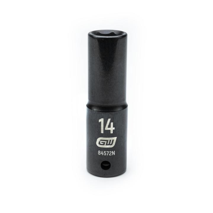 84572N Gearwrench, Impact Socket, 1/2 Inch Drive, 6 Point, Black Oxide, Deep