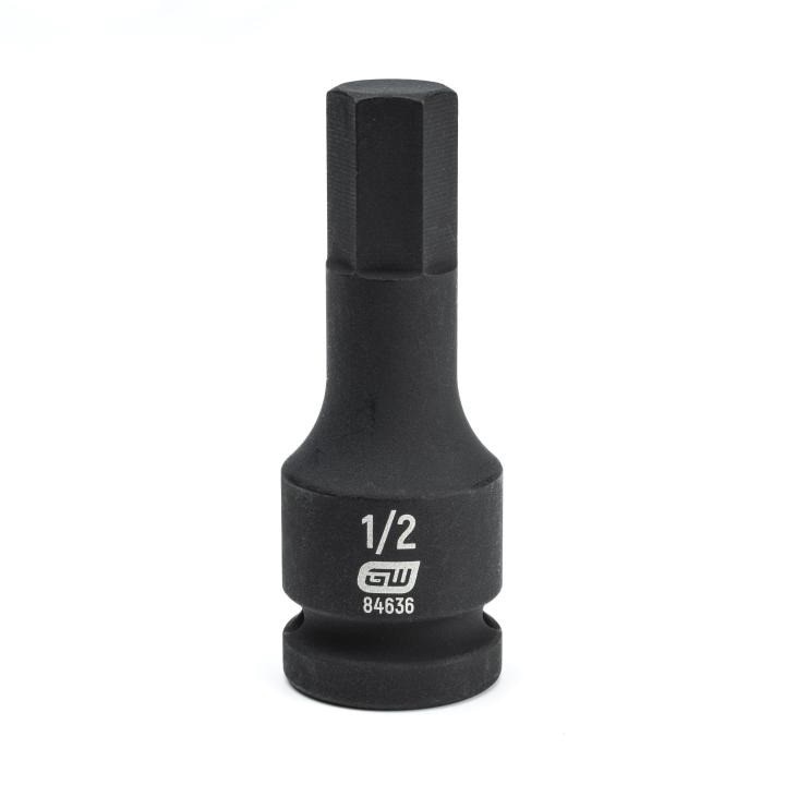 84636 Gearwrench, Impact Bit Socket, 1/2 Inch Drive, Hex, 1/2 Inch, Standard
