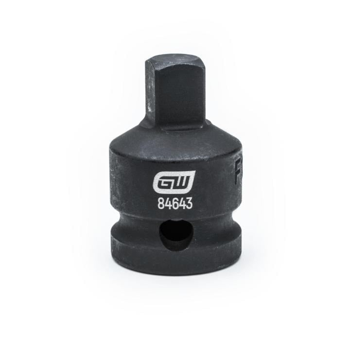 84643 Gearwrench, Impact Adapter, 1/2 Inch Drive, Manganese Phosphate, 1.5 Inch