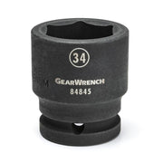 84859 Gearwrench, Impact Socket, 3/4 Inch Drive, 6 Point, Manganese Phosphate