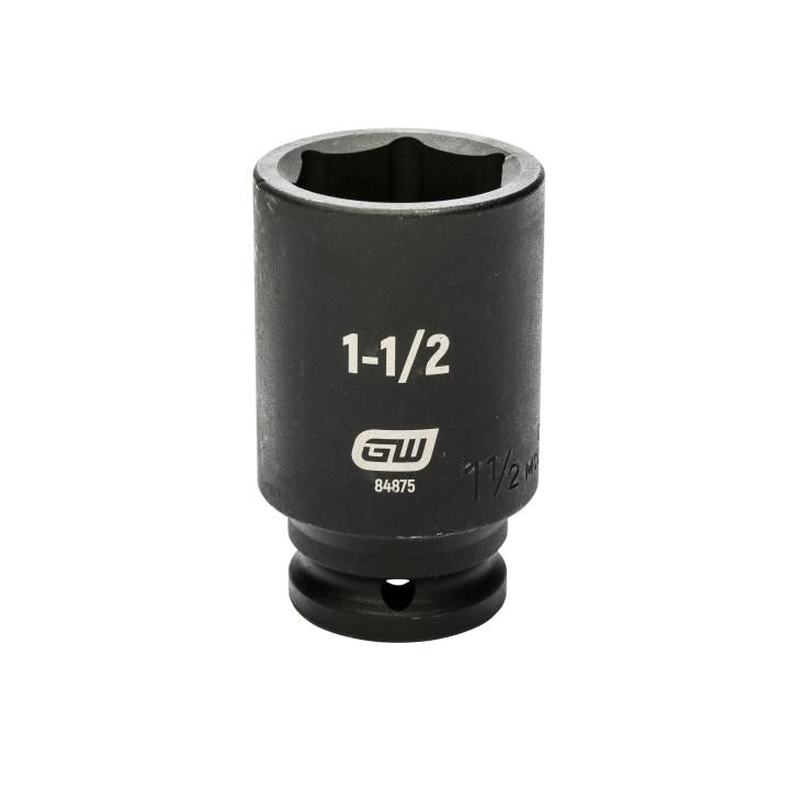 84875 Gearwrench, Impact Socket, 3/4 Inch Drive, 6 Point, Manganese Phosphate