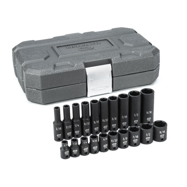 84900 Gearwrench, Impact Socket Set, 1/4 Inch Drive, 6 Point, 9/16 Inch, SAE