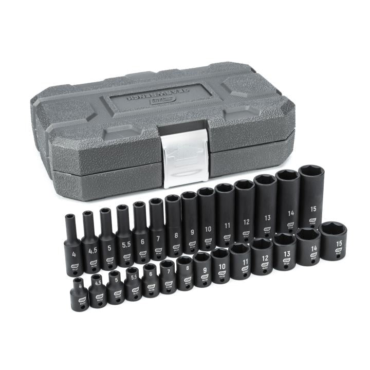 84901 Gearwrench, Impact Socket Set, 1/4 Inch Drive, 6 Point, 15MM, Metric