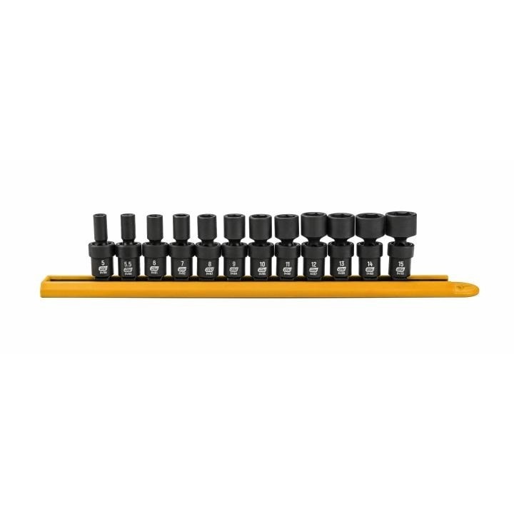 84905 Gearwrench, Impact Socket Set, 1/4 Inch Drive, 6 Point, 15MM, Laser Etched