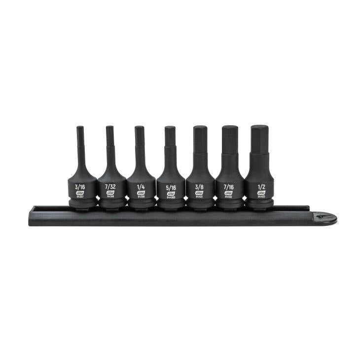 84913 Gearwrench, Impact Bit Socket Set, 3/8 Inch Drive, Hex, Standard, SAE