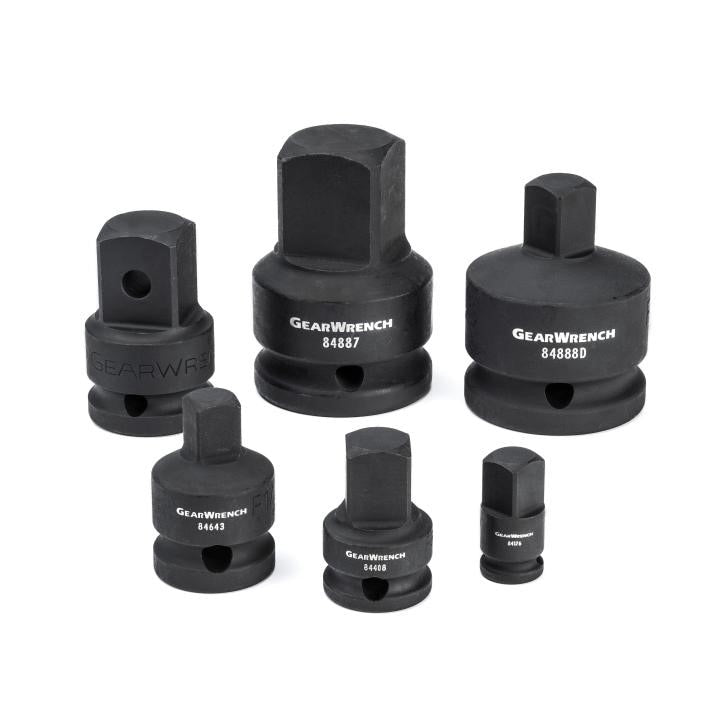84928A-07 Gearwrench, Impact Adapter Set, Manganese Phosphate, Laser Etched