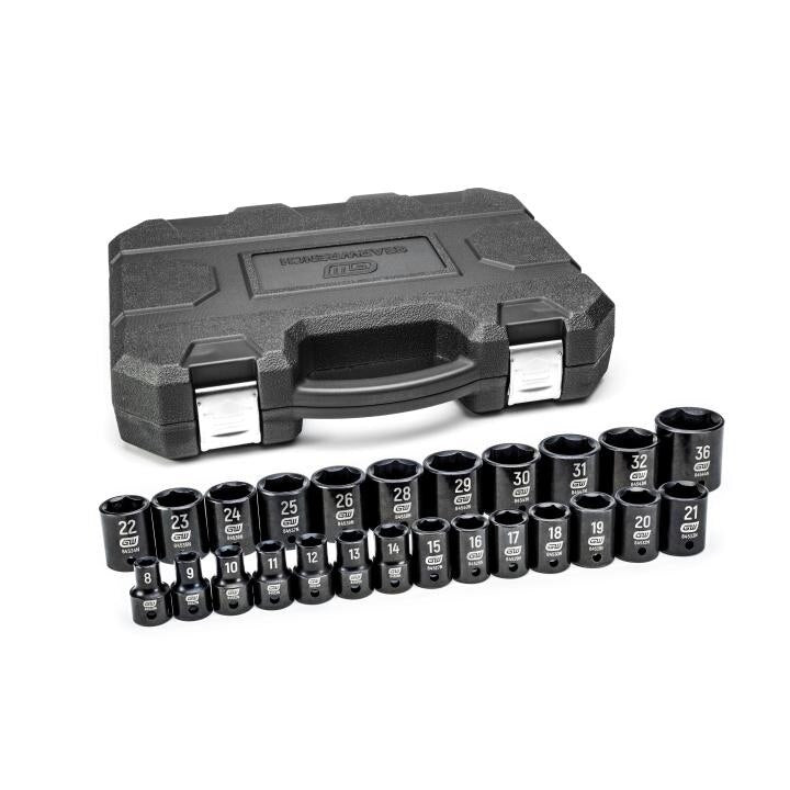 84933N Gearwrench, Impact Socket Set, 1/2 Inch Drive, 6 Point, 36MM, Standard