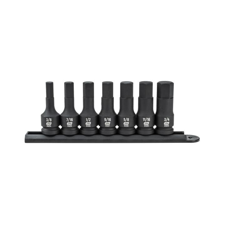84941 Gearwrench, Impact Socket Set, 1/2 Inch Drive, Hex, 3/4 Inch, Standard