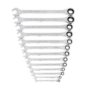 85199 Gearwrench, XL Ratcheting Combination Wrench Set, 12 Point Drive, SAE