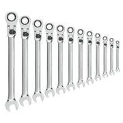 85698 Gearwrench, XL Ratcheting Locking Flex Combination Wrench Set, Alloy Steel
