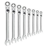 85798 Gearwrench, XL Ratcheting Locking Flex Combination Wrench Set, Alloy Steel