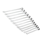 85888 Gearwrench, Ratcheting X-Beam Wrench Set, Combination, Full Polish Chrome