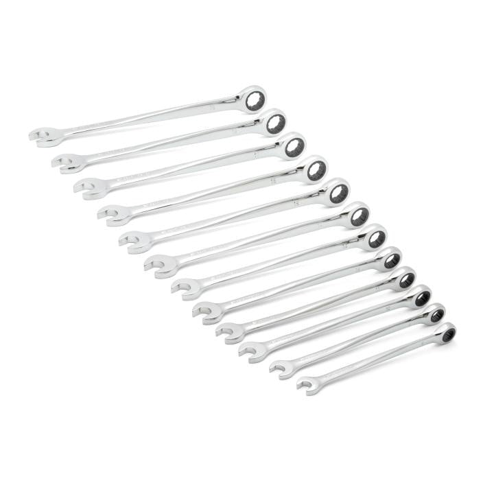 85888 Gearwrench, Ratcheting X-Beam Wrench Set, Combination, Full Polish Chrome