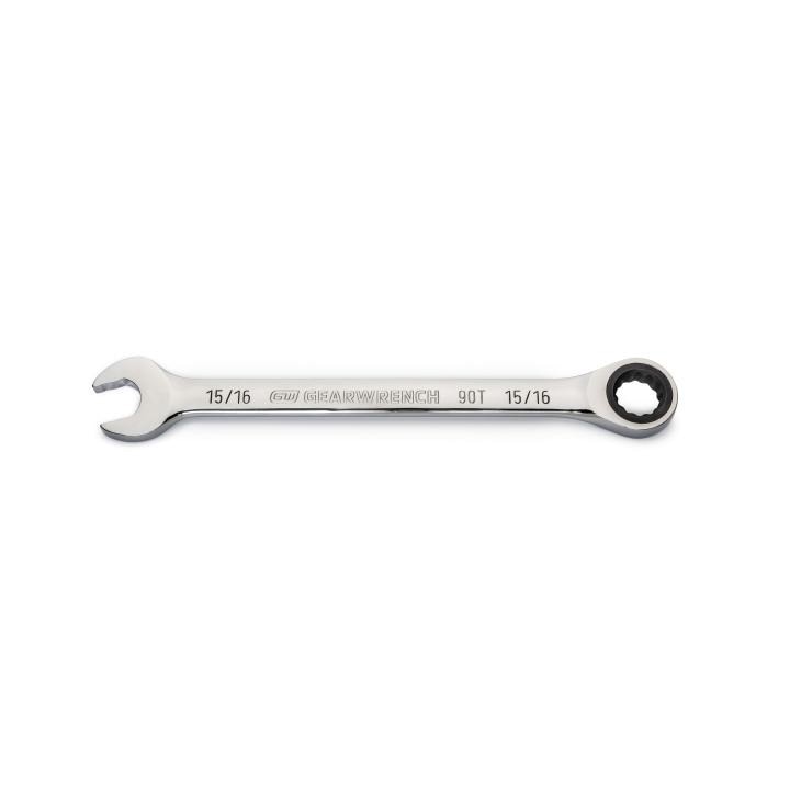 86952 Gearwrench, Combination Ratcheting Wrench, 15/16 Inch, 12 Point, Standard