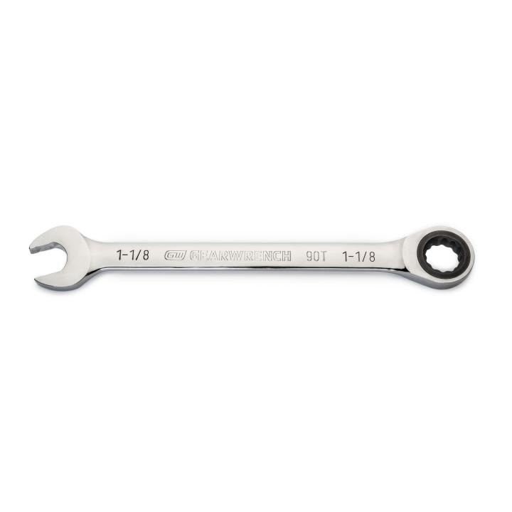 86955 Gearwrench, Combination Ratcheting Wrench, 1-1/8 Inch, 12 Point, Standard