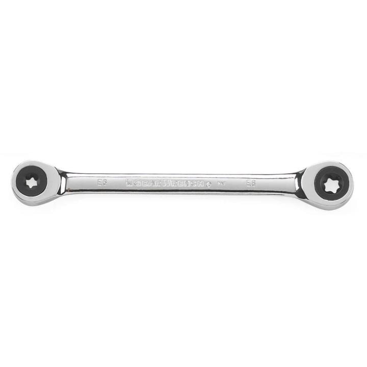 9220D Gearwrench, E-Torx Ratcheting Wrench, E6 x E8, External Torx, Alloy Steel