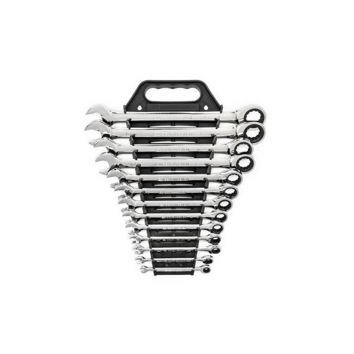 9312 Gearwrench, Ratcheting Combination Wrench Set, 12 Point Drive, Alloy Steel