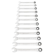 9412 Gearwrench, Ratcheting Combination Wrench Set, 12 Point Drive, Alloy Steel
