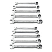 9418 Gearwrench, Ratcheting Combination Wrench Set, 12 Point Drive, Alloy Steel