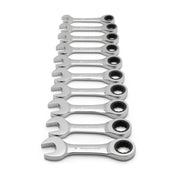 9520D Gearwrench, Stubby Ratcheting Combination Wrench Set, 12 Point Drive