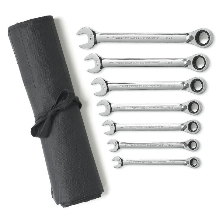 9567RN Gearwrench, Reversible Ratcheting Combination Wrench Set, 12 Point Drive