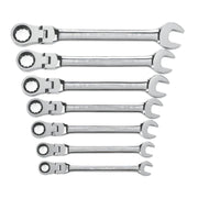 9700 Gearwrench, Ratcheting Flex Combination Wrench Set, 12 Point Drive, SAE