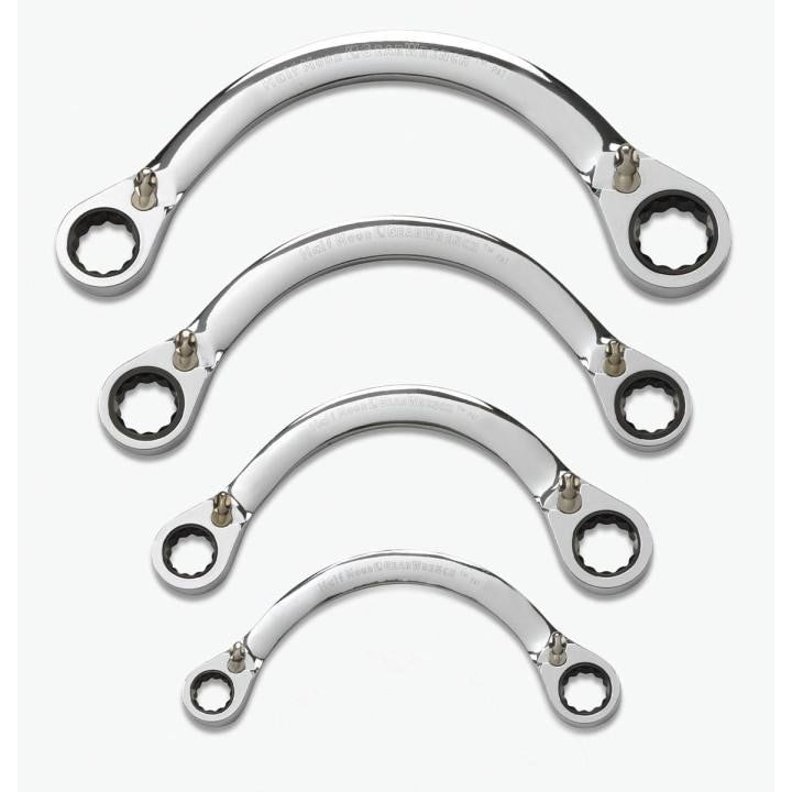 9840D Gearwrench, Half Moon Reversible Ratcheting Wrench Set, 12 Point, Standard