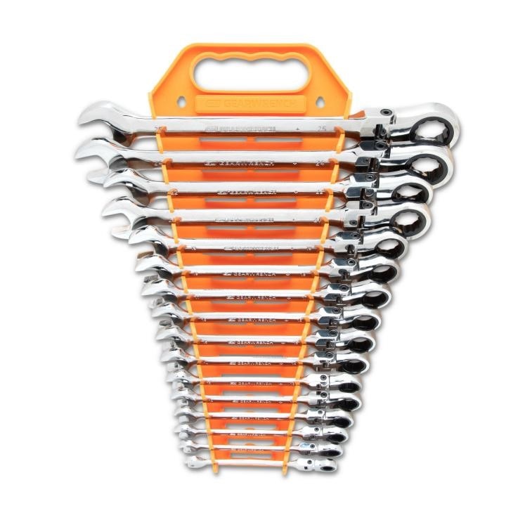 9902D Gearwrench, Ratcheting Flex Combination Wrench Set, 12 Point Drive, 16