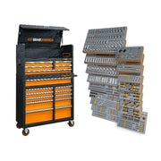 MEGAMOD873 GearWrench, Mechanics Tool Set, 873 pieces, MEGAMOD, Full Polish Chrome