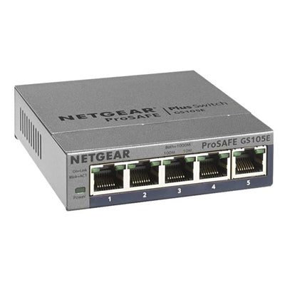 Netgear 5-Port Gigabit Ethernet Easy Smart Managed Switch