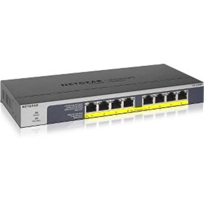 NETGEAR 8-Port Unmanaged Gigabit PoE+ Switch, FlexPoE, Desktop & Rack-Mount, by NETGEAR, GS108PP