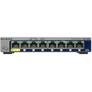 NETGEAR 8-Port Smart Gigabit Ethernet Switch, Cloud Management & PD Port, by NETGEAR, GS108T