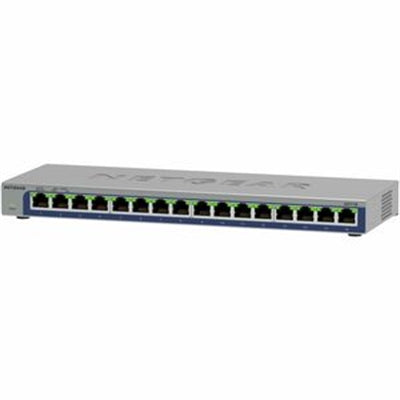 NETGEAR - 16-port Gigabit Unmanaged Ethernet Switch - Gray
